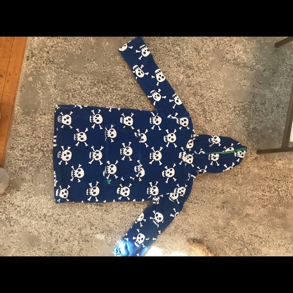 Mini Boden toweling hoodie